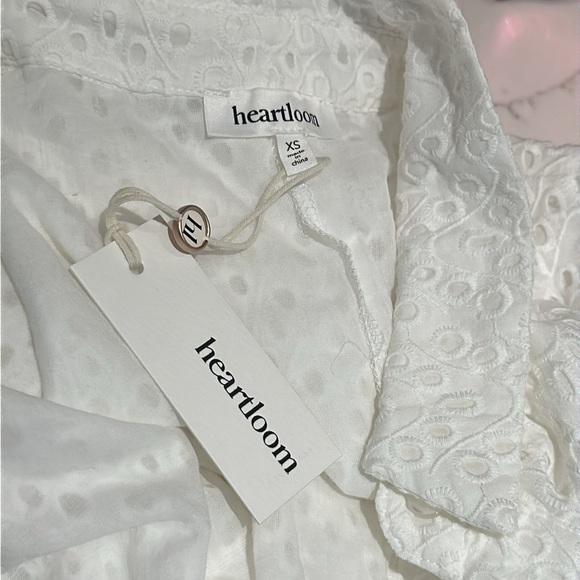 🆕🔥 REVOLVE HEARTLOOM Drea Dress in Eggshell XS - Picture 11 of 11